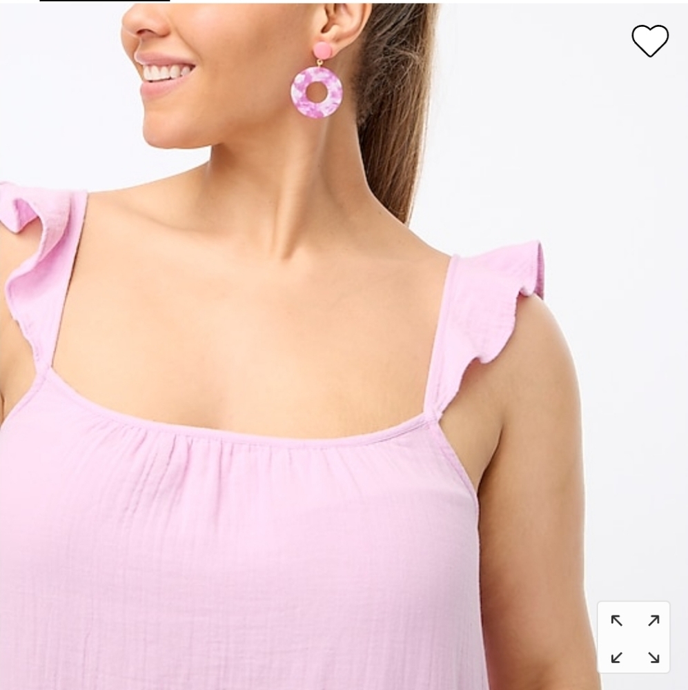Jcre ruffle-strap gauze maxi dress - Picture 4 of 5